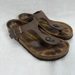 Birkenstock Brown Thong Sandals